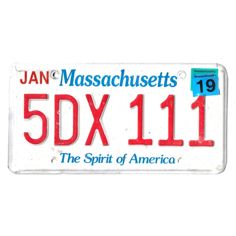 2019 MASSACHUSETTS 5DX111