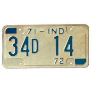 1971 INDIANA 34D14