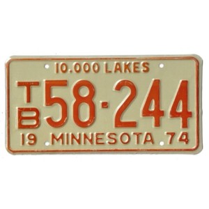 1974 MINNESOTA TB58244
