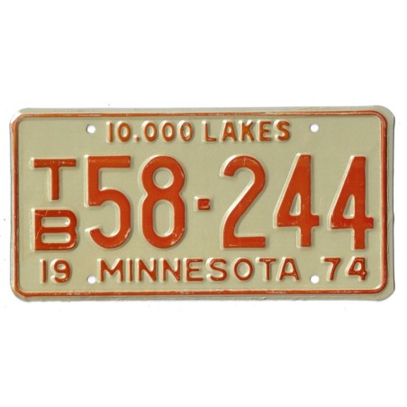 1974 MINNESOTA TB58244