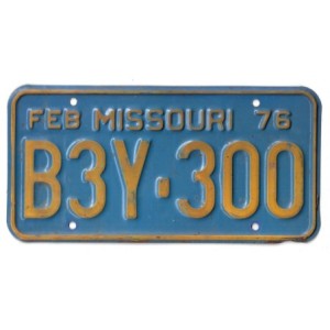 1976 MISSOURI B3Y300