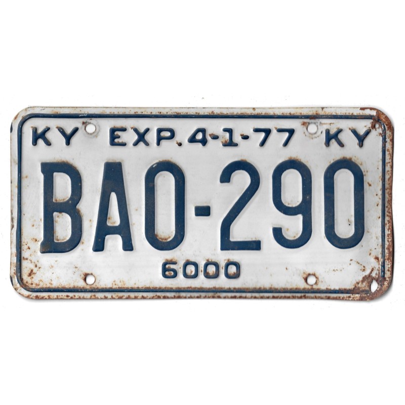 1977 KENTUCKY BA0290