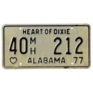 1977 ALABAMA 40MH212