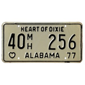 1977 ALABAMA 40MH256