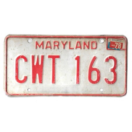 1978 MARYLAND CWT 163