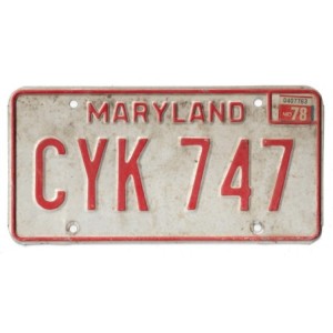 1978 MARYLAND CYK 747
