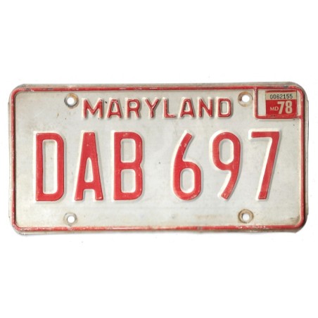 1978 MARYLAND DAB 697
