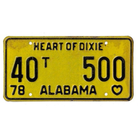 1978 ALABAMA 40T500