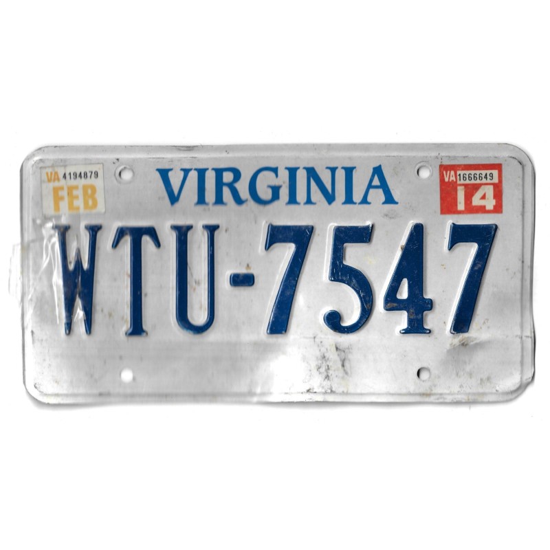 VIRGINIA WTU 7547