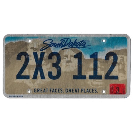 SOUTH DAKOTA 2X3 112