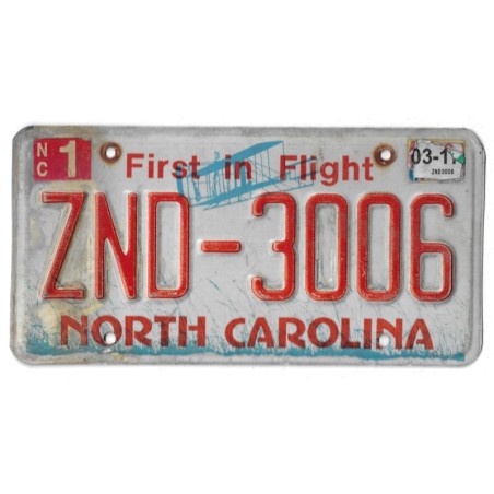 NORTH CAROLINA ZND 3006