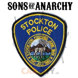 Sons of Anarchy Patch Stockton Police