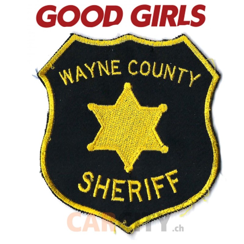 GOOD GIRLS Patch Wayne County Sheriff Original TV Prop