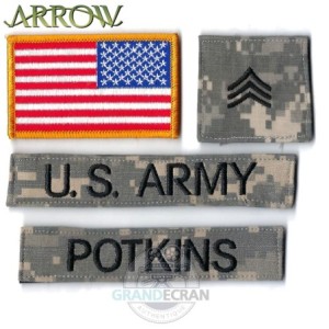 ARROW Potkins Screen Match Patches Original Series Prop (Copie)