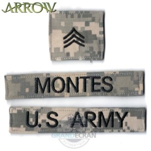 ARROW MONTES US Army Patches Original Series Prop