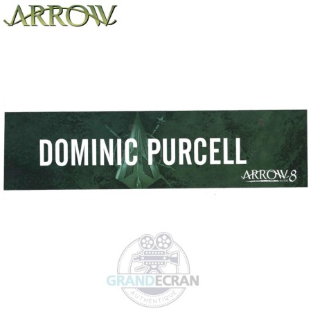 ARROW S8 Dominic Purcell Chair Back Insert ( Production Use )
