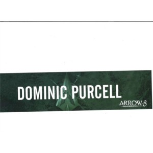 ARROW S8 Dominic Purcell Chair Back Insert ( Production Use )