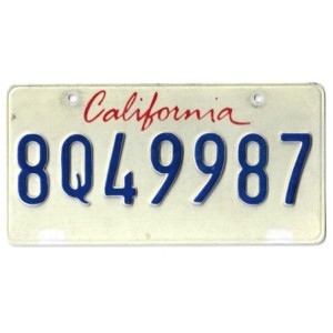 DEN OF THIEVES Gerard Butler Ford F-150 License Plate Movie Prop
