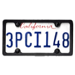 DEN OF THIEVES Debbie Lincoln MKZ License Plate Movie Prop