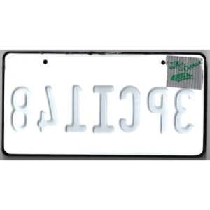DEN OF THIEVES Debbie Lincoln MKZ License Plate Movie Prop