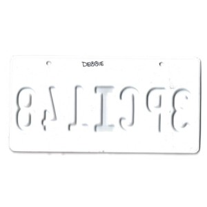 DEN OF THIEVES Debbie Lincoln MKZ R License Plate Movie Prop