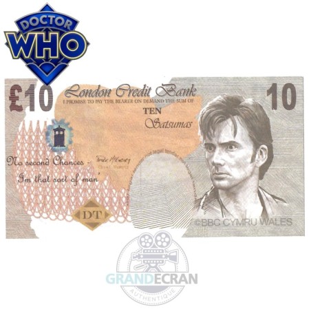 DOCTOR WHO Ten Satsumas Note Original TV Prop