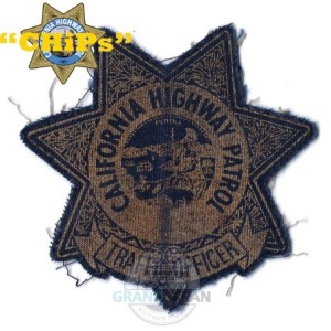 CHiPs Traffic Officer Patch S5E13 S06E22 Original Prop