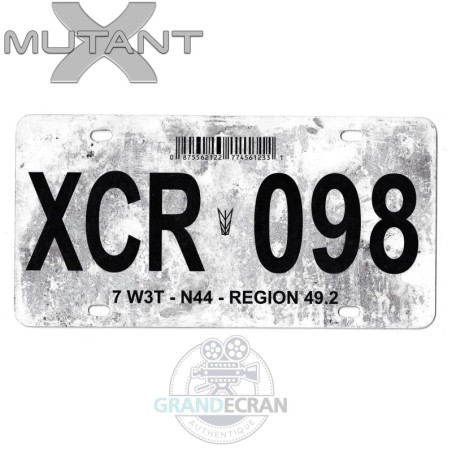 MUTANT X Marvel TV Series License Plate TV Prop
