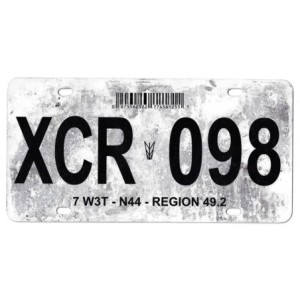 MUTANT X Marvel TV Series License Plate TV Prop