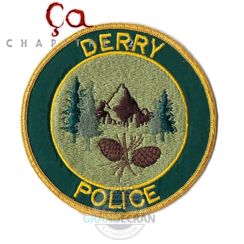 IT and IT CHAPTER 2 Derry Police Patch Original Movie Prop