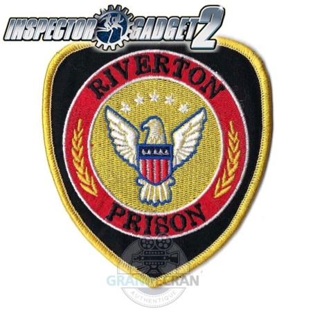 INSPECTOR GADGET 2 Riverton Prison Patch Screen Used Movie Prop