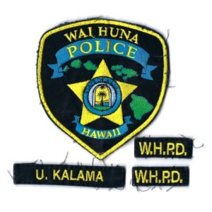 I KNOW WHAT YOU DID LAST SUMMER TV Series Hawaii Kalama Police Patch Prop