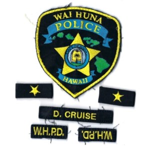 I KNOW WHAT YOU DID LAST SUMMER TV Series Hawaii Cruise Police Patch Prop