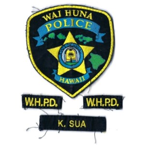 I KNOW WHAT YOU DID LAST SUMMER TV Series Hawaii SUA Police Patch Prop