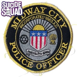 SUICIDE SQUAD Midway City Police Patch Original Prop