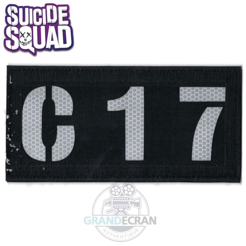 SUICIDE SQUAD Belle Reve Guard C17 Patch Screen Used Original Movie Prop