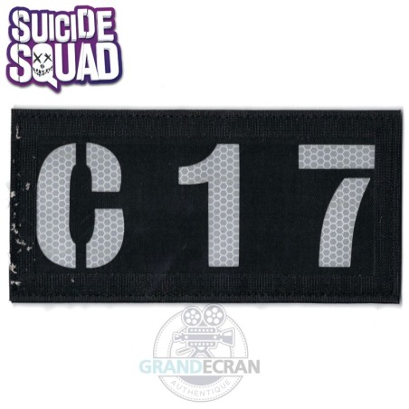 SUICIDE SQUAD Belle Reve Guard C17 Patch Screen Used Original Movie Prop