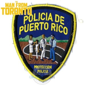 THE MAN FROM TORONTO Puerto Rico Patch Original Prop
