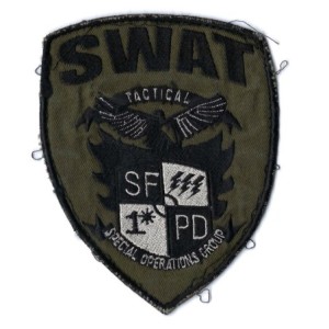 VENOM Swat Tactcial Patch Screen Used Original Movie Prop