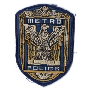 UNDERWORLD AWAKENING Metro Police Patch Movie Original Prop