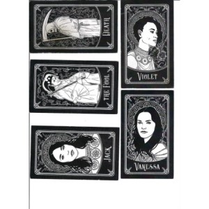 VAN HELSING Tarot Cards Set of 5 TV Series Original Prop