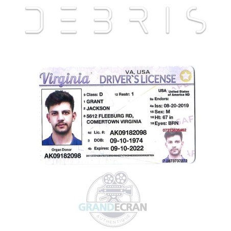 DEBRIS Grant Driver License S01E13 Original TV Series Prop