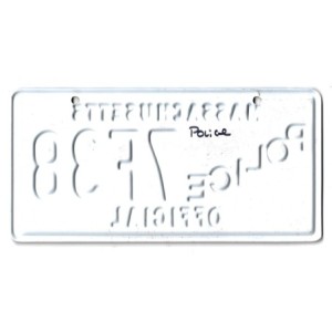 THE CONJURING PT 3 Police MA License Plate Original Movie Prop