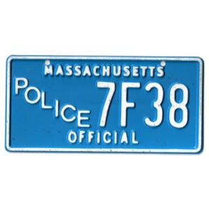 THE CONJURING PT 3 Police MA License Plate Original Movie Prop