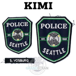 KIMI Seattle Police Set Patch Original Movie Prop