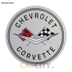 Enseigne Chevrolet Corvette 60cm