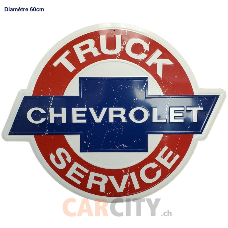 Enseigne Chevrolet Truck Service 60cm