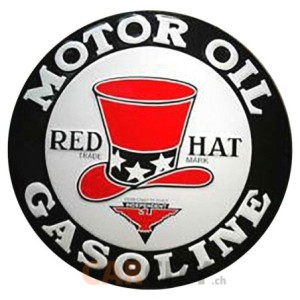 Enseigne Red Hat Gasoline 60cm