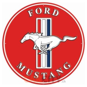 Enseigne Ford Mustang 60cm