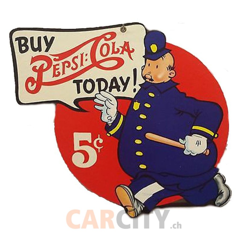 Enseigne Pepsi Cola 35cmx35xm